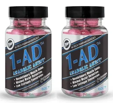 Hi Tech Pharmaceuticals 1-Ad - 2 X 60 Tab Twinpack *Paypal Cannot Be Used For This Item