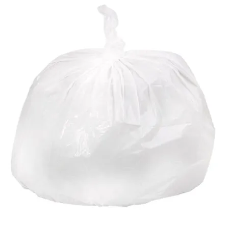 Colonial Bag - CRW58X - Trash Bag Colonial Bag Tuf 60 Gal. White Lldpe 0.75 Mil 38 X 58 Inch X-seal Bottom Coreless Roll
