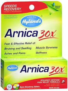Hylands - 35497332661 - Pain Relief Hylands 30X Strength Arnica Montana Tablet 50 per Bottle