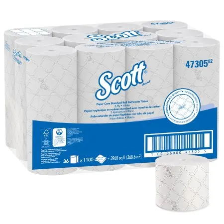 Kimberly Clark - 47305 - Scott Core Bath Tissue, Unscented