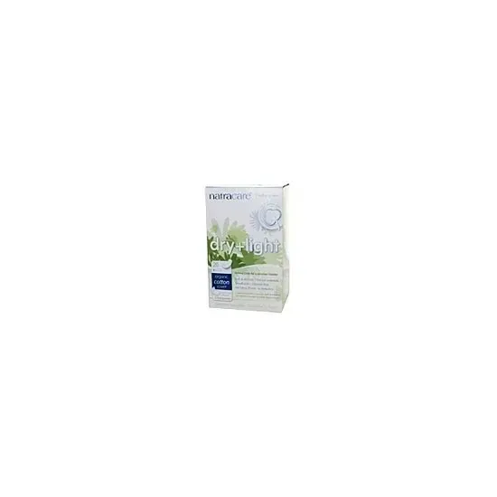 Natracare - 219643 - Dry + Light Incontinence Pads 20 count - 95% Bio-degradable Non-Chlorine Bleached
