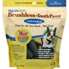 Ark Naturals - From: 221861 To: 221862 - Breath Less Dental Products Dogs  Chewable Brushless Toothpastes