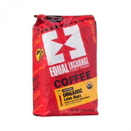 Equal Exchange - From: 224297 To: 224299 - Organic Coffee Love Buzz  Packaged Whole Bean