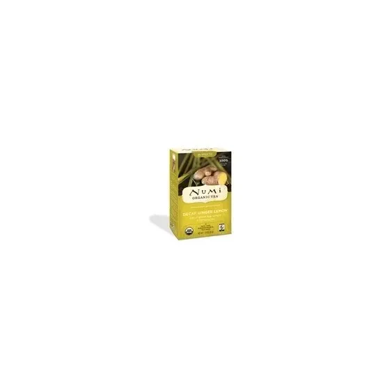 Numi Tea - 225775 - Organic Teas Decaf Ginger Lemon 18 tea bags Decaf Teas