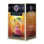 Stash Tea - From: 229324 To: 229326 - Herbal Teas Sunny Orange Ginger 18 tea bags