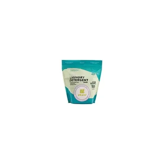 Grab Green - From: 229532 To: 229536 - 3 in 1 Laundry Detergents Fragrance Free Concentrated Powder with Scoop 100 Loads