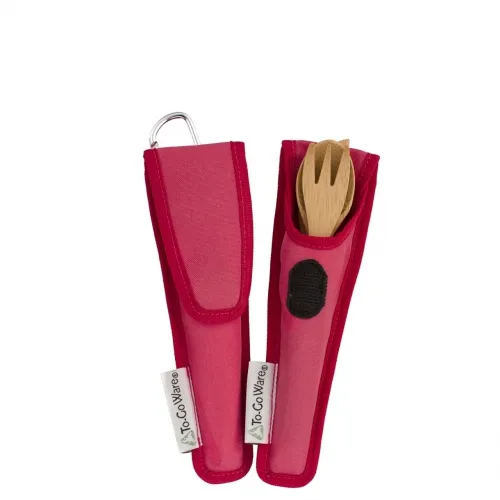 ChicoBag - From: 233310 To: 233319 - To Go Ware RePEaT Kids Utensil Sets Berry Bamboo Fork, Knife and Spoon and RePEaT Carrying Case