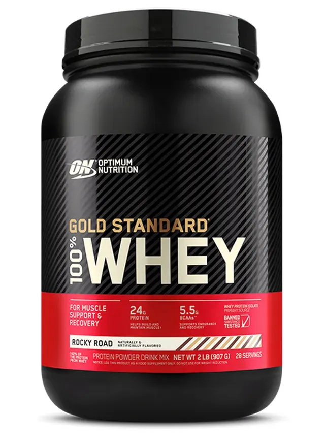 Optimum Nutrition 100% Whey Gold Standard Rocky Road - 2 Lb 28 Servings