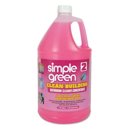 Simple Green - SMP-11101 - Clean Building Bathroom Cleaner Concentrate, Unscented, 1gal Bottle