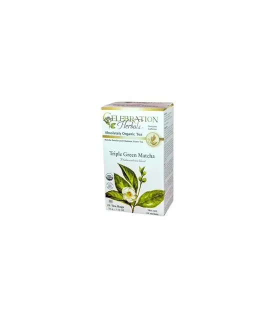 Celebration Herbals - 275455 - Triple Green Matcha Tea Org
