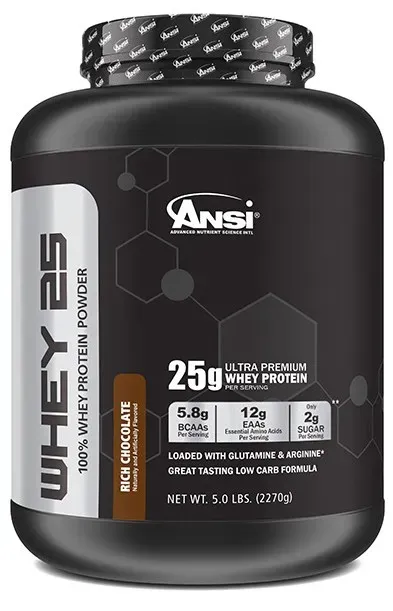 Ansi Whey 25 Whey Protein Chocolate - 5 Lb