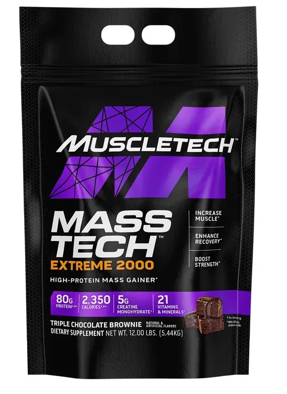 Muscletech Mass-Tech Extreme 2000 Chocolate - 12 Lb