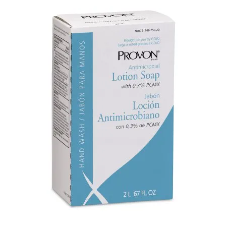 GOJO Industries - PROVON - 2218-04 -  Antimicrobial Soap  Liquid 2 000 mL Dispenser Refill Bag Citrus Scent
