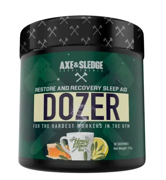 Axe & Sledge Dozer Restore And Recover Sleep Aid Honey Lemon Tea - 30 Servings *Expiration Date 10/24