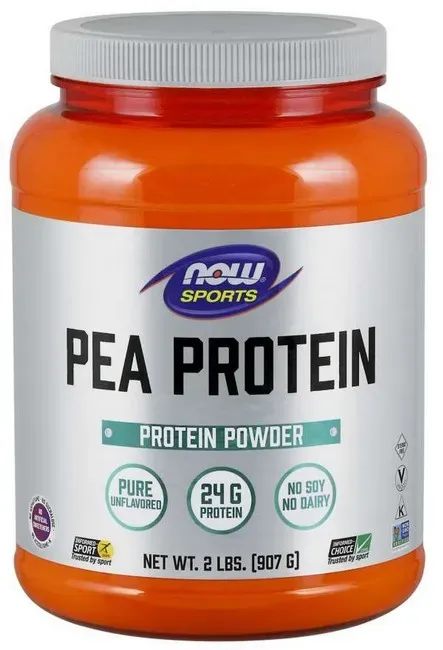 Now Foods Pea Protein Non-Gmo Natural Unflavored - 2 Lb