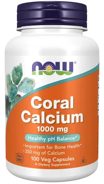 Now Foods Coral Calcium 1000 Mg - 100 Vcap
