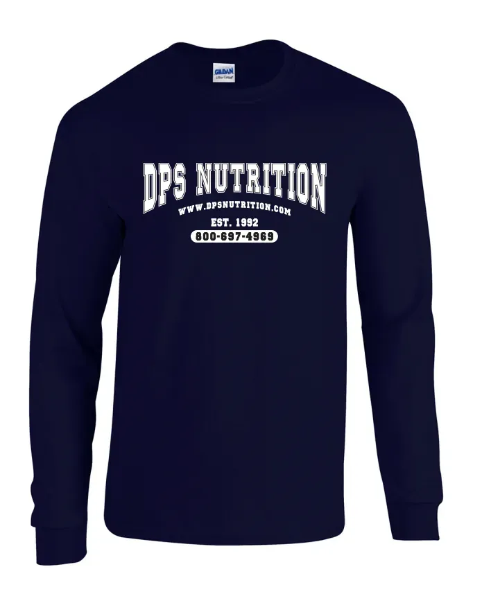 Dps Nutrition Long Sleeve T-Shirt Navy Blue - Medium