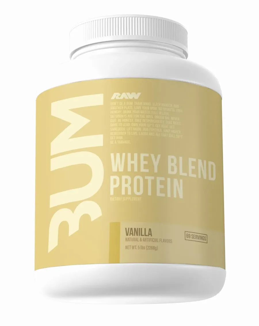 Raw Cbum Whey Blend Protein Vanilla - 5 Lb