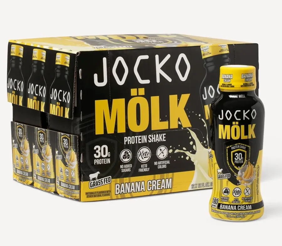 Jocko Molk Protein Rtd Banana - 12 Btls