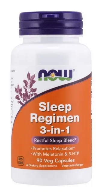 Now Foods Sleep Regimen 3-In-1 - 90 Cap