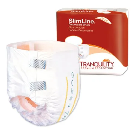 PBE - Principle Business Enterprises - Tranquility Slimline - From: 2112 To: 2134 - Principle Business Enterprises  Unisex Adult Incontinence Brief  X Large Disposable Heavy Absorbency