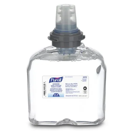 GOJO - Purell Advanced - 5393-02 - Hand Sanitizer Purell Advanced 1,200 Ml Ethyl Alcohol Foaming Dispenser Refill Bottle