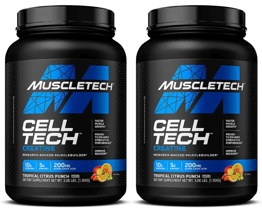 Muscletech Cell-Tech Citrus Punch - 6 Lb (2 X 3 Lb Btls) Twinpack