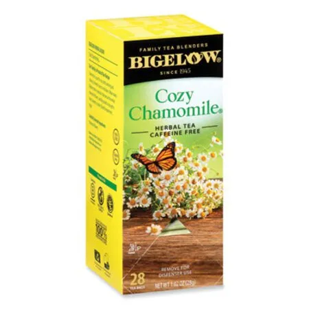 Bigelow - BTC-00401 - Single Flavor Tea, Cozy Chamomile, 28 Bags/box