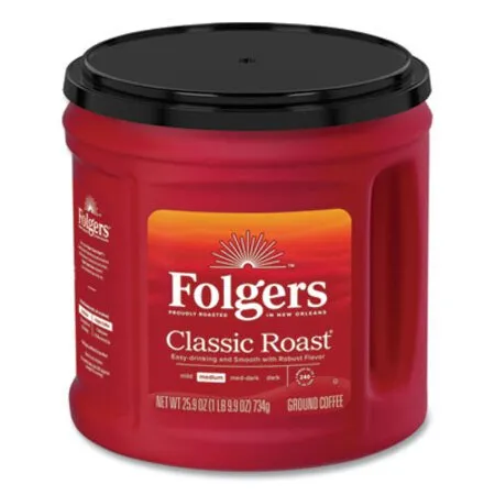Folgers - FOL-20421EA - Coffee, Classic Roast, Ground, 25.9 Oz Canister