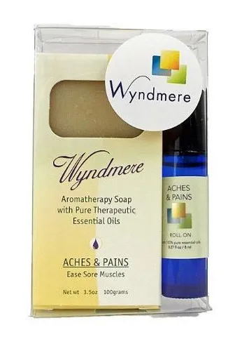 Wyndmere Naturals - 850 - Aches & Pains Soap/roll On Gift Set