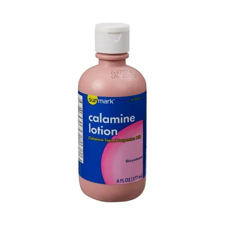 McKesson - sunmark Calamine - 49348001134 - Itch Relief sunmark Calamine Lotion 6 oz. Bottle