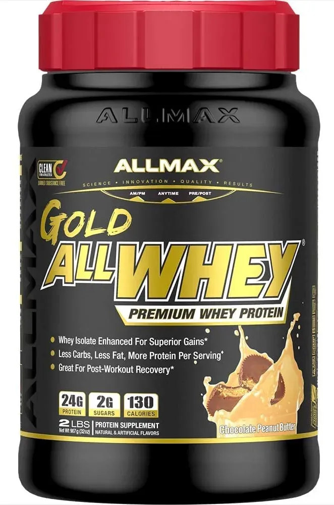 Allmax Nutrition Allwhey Gold Chocolate Peanut Butter - 2 Lb