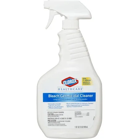 Clorox - 68970 - Healthcare Bleach Germicidal Healthcare Bleach Germicidal Surface Disinfectant Cleaner Pump Spray Liquid 32 oz. Bottle Fruity Floral Bleach Scent NonSterile