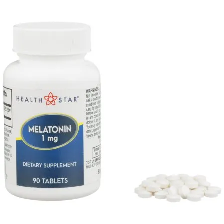 Geri-Care - 884-09-GCP - Natural Sleep Aid Mckesson Brand 90 Per Bottle Tablet 1 Mg Strength