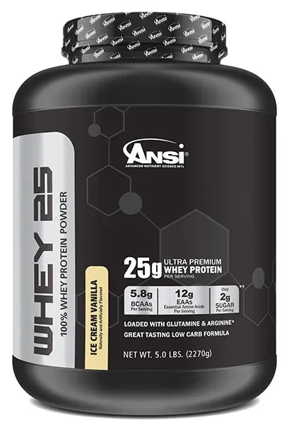 Ansi Whey 25 Whey Protein Vanilla - 5 Lb