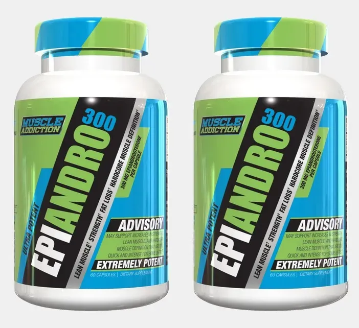 Muscle Addiction Epiandro 300 - 2 X 60 Cap Btls Twinpack