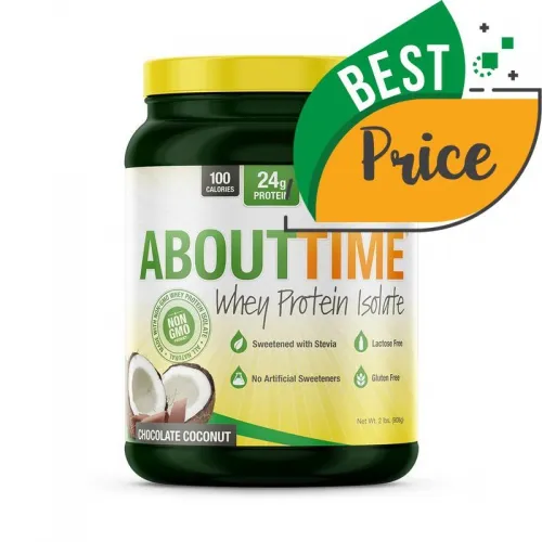 About Time Nutrition - 8-37654-31519-4 - Whey Isolate Protein - Chocolate Coconut 32  Servings