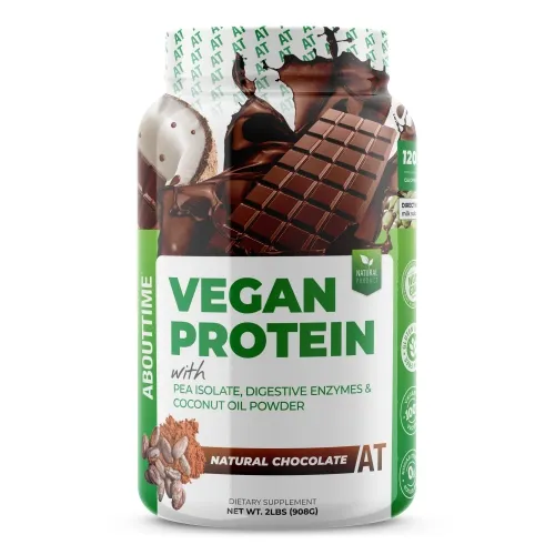 About Time Nutrition - From: 8-14577-02358-0 To: 8-37654-31528-6 - Vegan Protein Chocolate 32  Servings