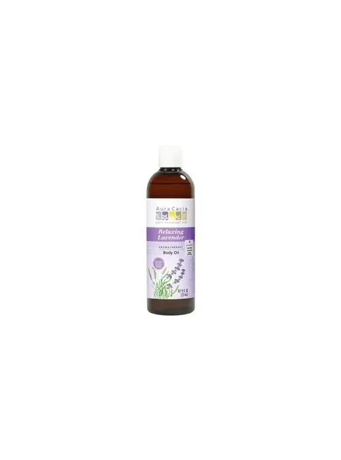 Aura Cacia - From: AC-0204 To: AC-0210 - Relaxing Lavender, Aromatherapy Body Oil