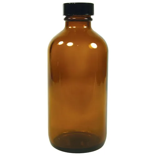 2993 - Amber Oil Bottle with Cap