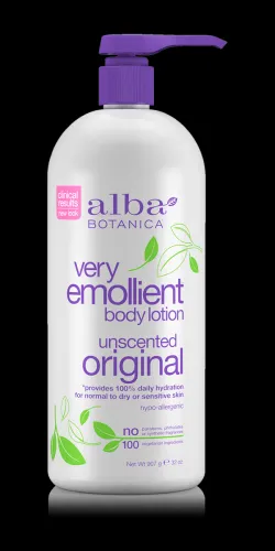 Alba Botanica - 207490 - Bath & Body Original Formula, Unscented Very Emollient Body Lotions