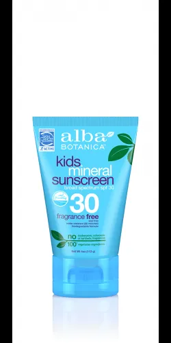Alba Botanica - AL-0028 - Sensitive Mineral Sunscreen Fragrance Free Lotion Spf 30