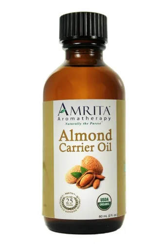 Amrita Aromatherapy - BA866 - 1L Base Oils Almond Oil, Organic 1L