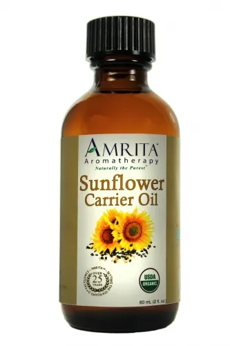 Amrita Aromatherapy - BA867 - 1L Base Oils Sunflower Oil, Organic 1L
