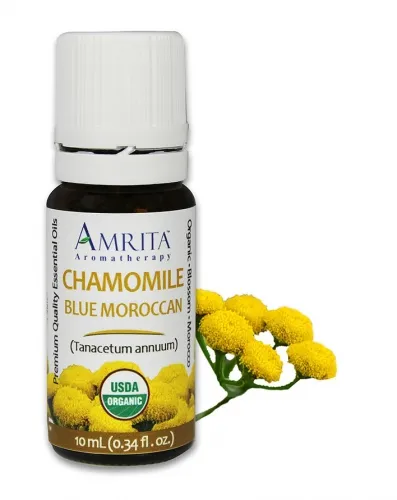 Amrita Aromatherapy - EO3161 - 10ml Essential Oils Chamomile Moroccan Certified Organic