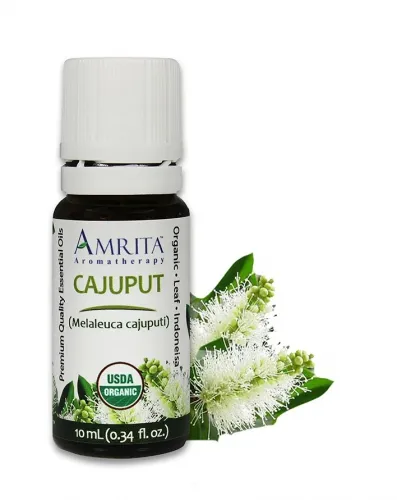 Amrita Aromatherapy - EO3175 - 10ml Essential Oils Cajuput Certified Organic 10ml