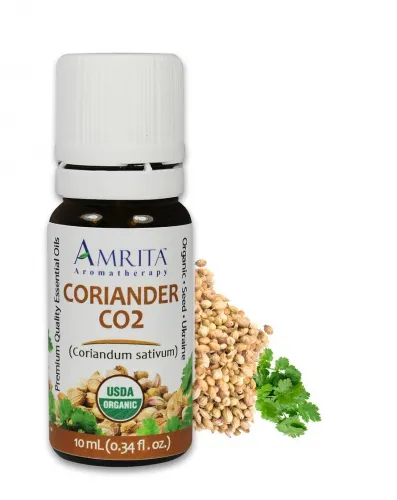 Amrita Aromatherapy - EO3381-1L - Essential Oils - Coriander, CO2