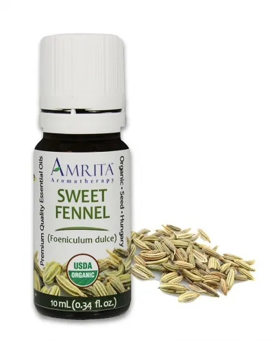Amrita Aromatherapy - EO3501 - 10ml Essential Oils Fennel Sweet Certified Organic 10ml
