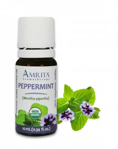 Amrita Aromatherapy - EO4511 - 10ml Essential Oils Peppermint Certified Organic 10ml