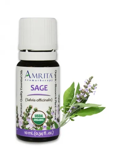 Amrita Aromatherapy - From: EO4801 To: EO4922 - 10ml Essential Oils Sage 10ml